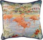  SALE Flamingo Isle Tapestry Throw Pillow