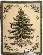 Spode Christmas Tree Tapestry Throw