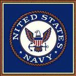 United States Military Navy Emblem Tote Bags