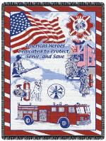Fire Department Throw Blanket