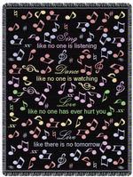 Sing, Dance, Love Throw Blanket