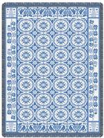  NEW 1848 Ohio Country Blue Throw Blanket