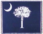 Palmetto State Flag Throw Blanket