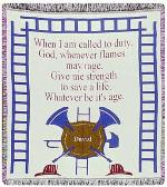  SALE Firefighter's Prayer Throw Blanket