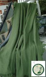 Hemingway - Avocado Cotton Throw