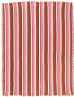 Horizon - Pink Throw Blanket