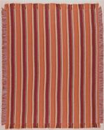Horizon - Coral Throw Blanket