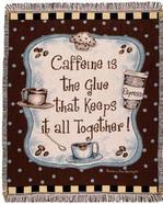 Caffeine Is... Throw Blanket