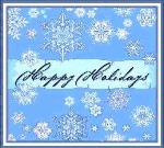 Happy Holidays Tapestry Throw