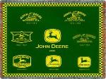 John Deere ® Logos Throw Blanket