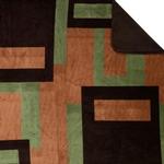 NEW Dark Chocolate Blocks Denali Microplush ® Blanket