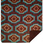  NEW Denali Aztex Brown Microplush ® Blanket