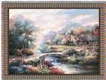 Country Bridge Tapestry Throw