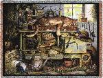 Remington The Horticulturist Tapestry Throw