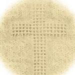 Natural Cross Woven Throw Blanket