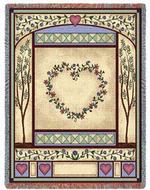 Love Quilt Tapestry Throws