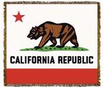 California State Bear Tapestry Throw
