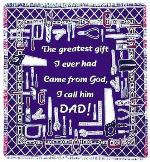 Greatest Dad Throw Blanket