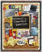 Teachers Pride Tapestry Throw