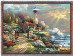 Coastal Splendor Tapestry Throw 
