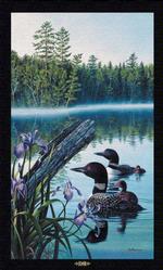 Season Of The Lake Tapestry Fine Art Wall Hangings