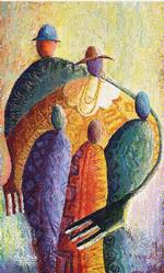 United Family Tapestry Fine Art Wall Hangings