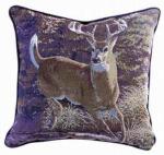 Fall Buck Tapestry Throw Pillow