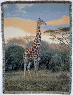 African Majesty Tapestry Throw