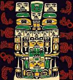 NW Native Animal Patterns Tapestry Throw