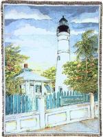  SALE Key West Lighthouse Tapestry Throw