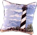 Cape Hatteras Lighthouse Tapestry Throw Pillow
