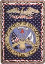 US Army Insignia Throw Blanket