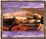 Native American Canyon Weaver Tapestry Throw