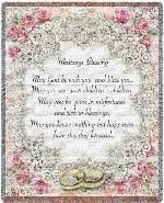 Marriage Blessing Tapestry Throws