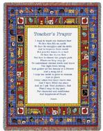 Teachers Prayer Tapestry Throw