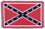 Confederate Flag Throw Blanket
