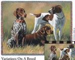 Variations On A Breed Tapestry Throw