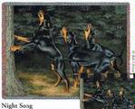 Night Song Tapestry Throw