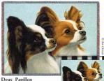 Deux Papillon Tapestry Throw