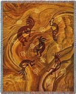 NEW Kokopelli the Ancient Ones Tapestry Throw