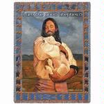 The Lamb Tapestry Throw