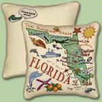 Florida State Tapestry Throw Pillow