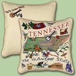 Tennessee State Tapestry Throw Pillow