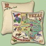 Texas State Tapestry Throw Pillow