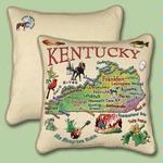 Kentucky State Tapestry Throw Pillow