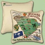South Carolina State Tapestry Throw Pillow