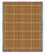 Herringbone Russet Tapestry Throw
