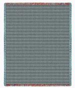  Houndstooth Grey Tapestry Throw