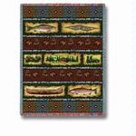 NEW Stripe Lodge Tapestry Throw