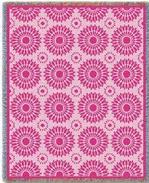 Blossom Pink Tapestry Throw